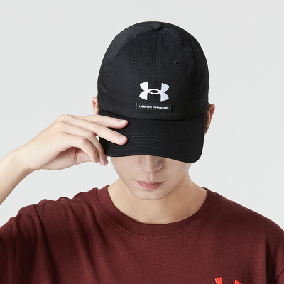 安德玛正品UA Branded男女训练运动帽遮阳棒球帽鸭舌帽1369783