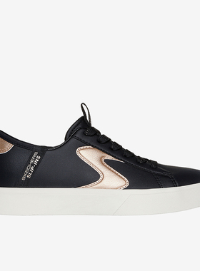 Skechers斯凯奇正品Court Classics女低帮休闲板鞋185056-BKRG
