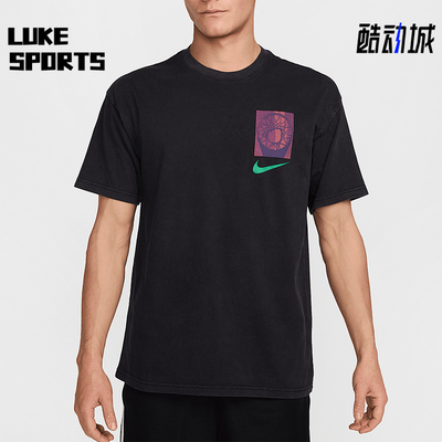 Nike/耐克正品新款男士圆领针织经典透气经典短袖T恤HJ3326-010