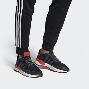 JOGGER男女防滑休闲运动跑步鞋 NITE EG6750 阿迪达斯正品 Adidas