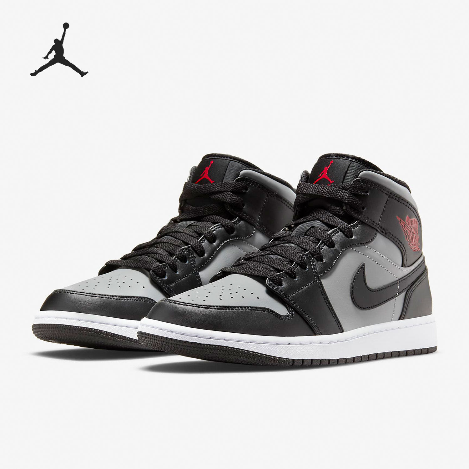 Nike/耐克正品Air Jordan1 Mid 男子运动篮球鞋 554724-096