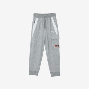 Puma/彪马正品新款灰白色柔软亲肤收口运动针织长裤950000-02