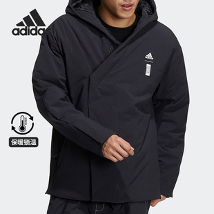 阿迪达斯正品 武极系列男子运动棉服 WUJI JKT HE7373 PAD Adidas