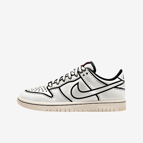 Nike/耐克正品Dunk Low GS女子大童休闲时尚轻便板鞋IF2117-100
