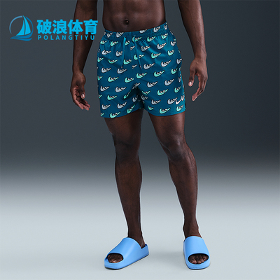 Nike/耐克正品男士运动时尚印花休闲透气松紧短裤HV7062-301