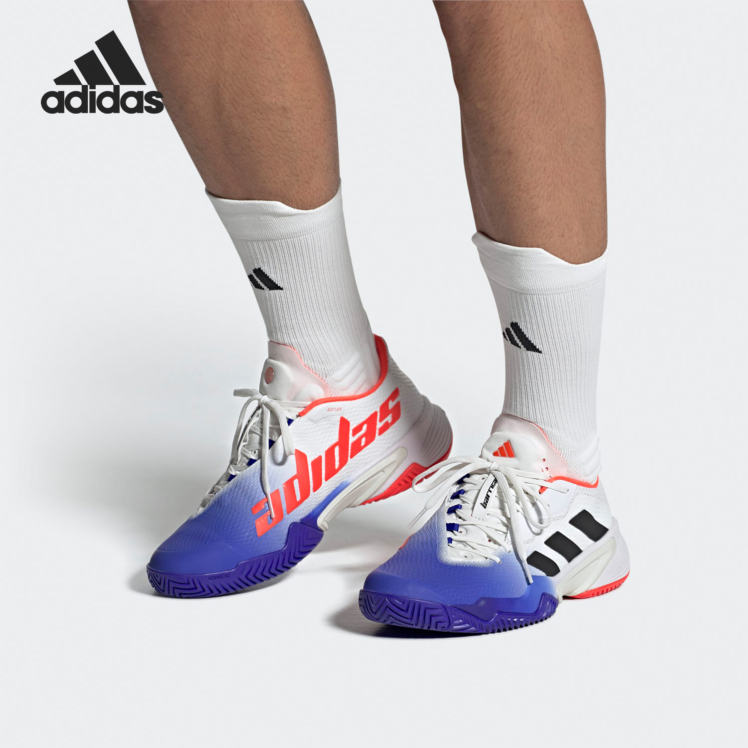 Adidas/阿迪达斯正品Barricade Tennis男子运动网球鞋HQ8917