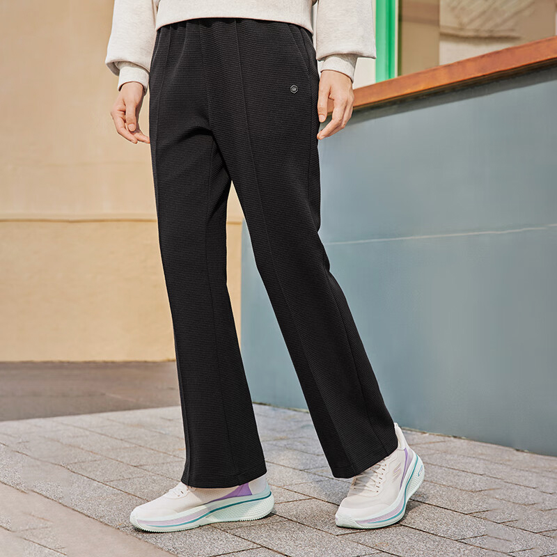 斯凯奇女士柔软舒适微喇叭裤