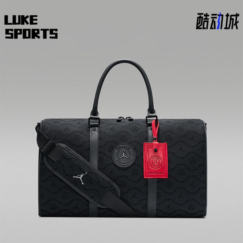 Nike/耐克正品JORDAN新款男煤黑红色旅经典休闲行李包IQ3208-060