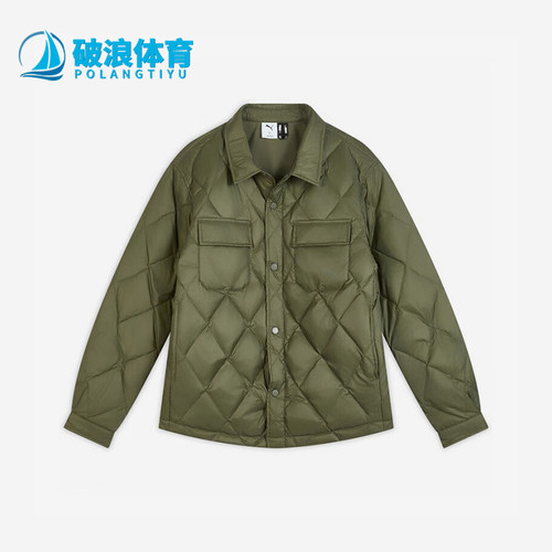 Puma/彪马正品WINTERIZED男士运动保暖轻薄翻领羽绒服635761-81