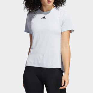阿迪达斯正品 新款 Adidas 夏季 T恤H20747 女士经典 跑步训练圆领短袖