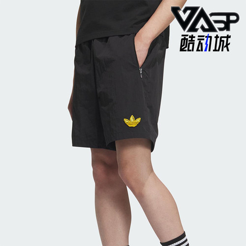 Adidas/阿迪达斯正品三叶草男士休闲宽松户外经典透气短裤KE5795