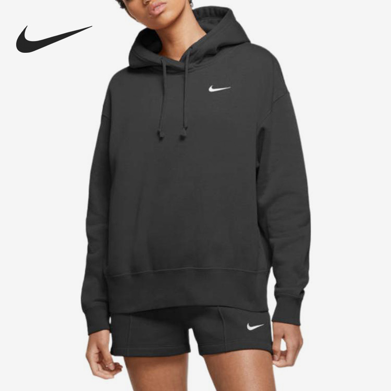 Nike/耐克正品春季女子宽松连帽套头休闲运动卫衣CZ2590-010