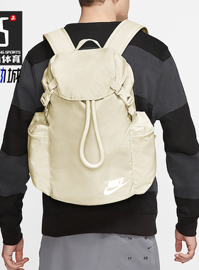 Nike/耐克正品Heritage 男女运动大容量抽绳束口双肩包BA6150-104
