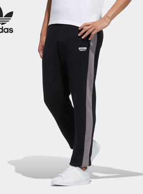 Adidas/阿迪达斯正品 三叶草新款男子针织休闲运动长裤 H07088