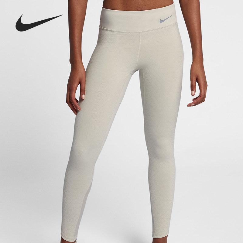 Nike/耐克正品女子跑步训练运动健身弹力紧身裤 911621-072