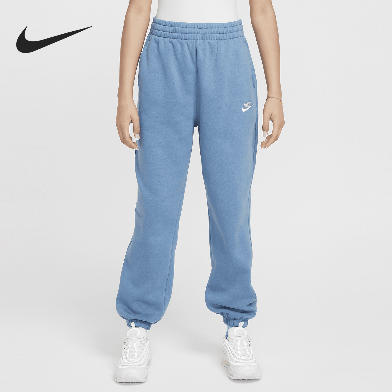 Nike/耐克正品新款大童加绒保暖宽松针织运动长裤FD2933-429