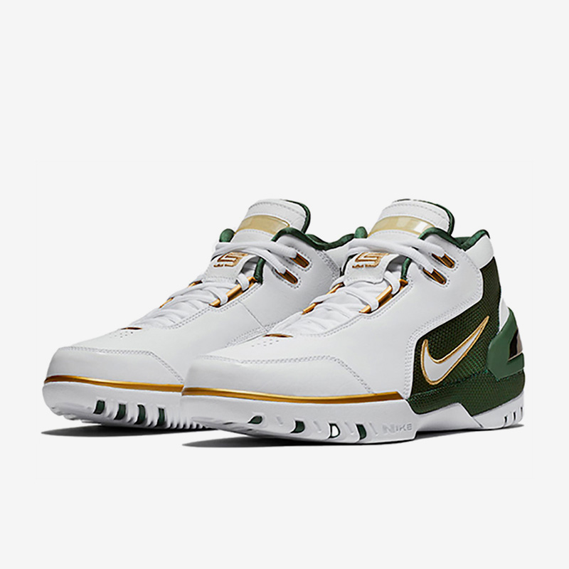 Nike/耐克正品男士皮革减震平衡中帮复古篮球鞋AO2367-100