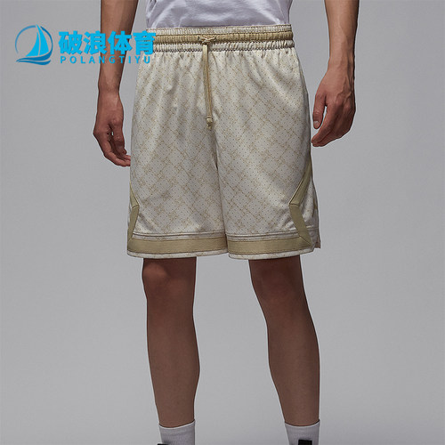 Nike/耐克正品JORDAN男士时尚透气干爽满印运动短裤HQ8664-104