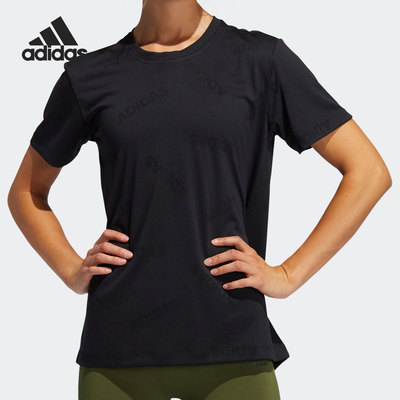 Adidas/阿迪达斯正品当季新款女子训练吸汗圆领T恤短袖GQ9428