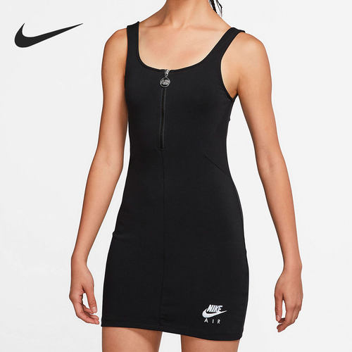 Nike/耐克正品夏季新款女子针织透气时尚连衣裙DM6459-010