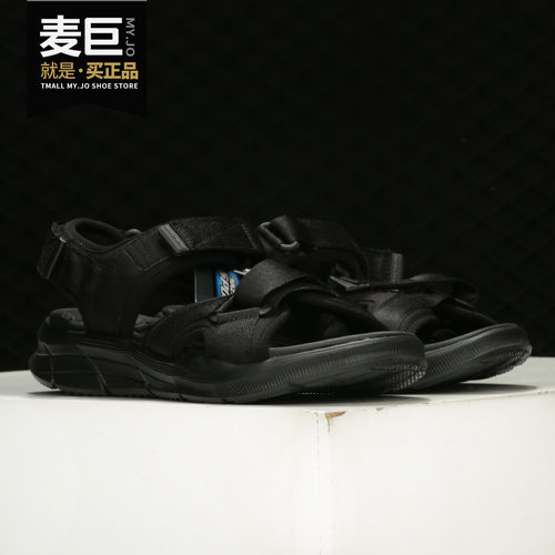 Skechers/斯凯奇正品当季新款男子运动休闲舒适轻便露趾凉鞋