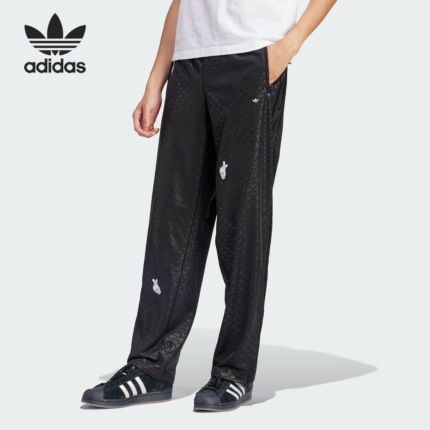 Adidas/阿迪达斯官方正品三叶草FB TP SNAP男士运动长裤IY2277
