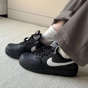 耐克正品 FQ6476 Gamma 黑武士女子厚底休闲板鞋 010 Force Nike