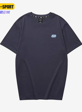 Skechers/斯凯奇正品夏季新款男子休闲简约透气短袖T恤 L122M085