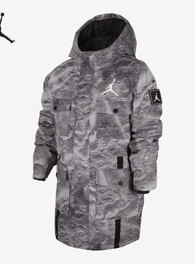 Nike/耐克正品JORDAN大童潮流保暖运动连帽羽绒服FV5813-226