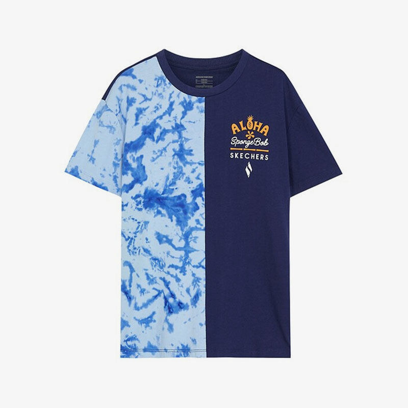 Skechers/斯凯奇正品新款海绵宝宝联名大童运动休闲上衣短袖,童装/婴儿装/亲子装,T恤,淘宝优惠券,粉丝福利购,淘宝优惠卷