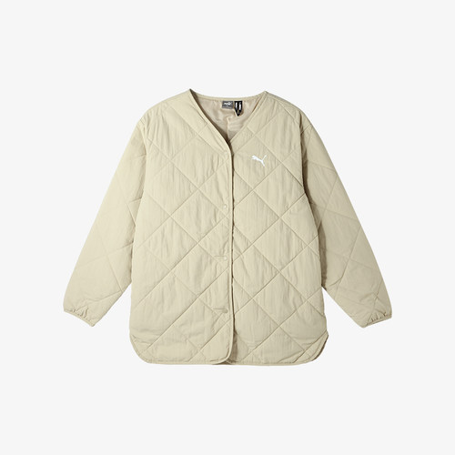 彪马女士保暖休闲运动棉服外套