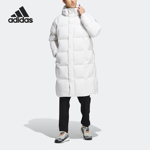 Adidas/阿迪达斯正品冬季新款男女户外运动长款羽绒服HN2128