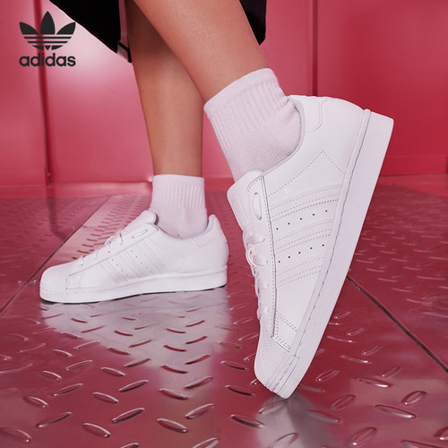 Adidas/阿迪达斯正品20春季新品三叶草男子贝壳头休闲板鞋EG4960