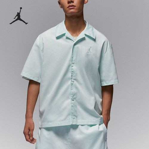 Nike/耐克男士翻领休闲短袖衬衫