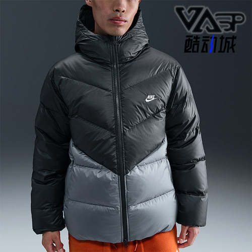 Nike/耐克正品2025秋季款男士日常运动保暖梭织羽绒服HQ7791-061