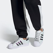 阿迪达斯正品 三叶草夏季 新品 Adidas 女子低帮休闲板鞋 FV3396