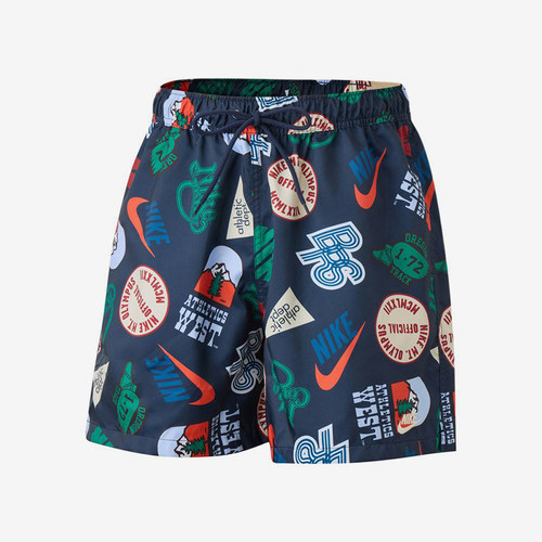 Nike/耐克正品运动系带满印休闲短裤新款男经典短裤IF0718-451