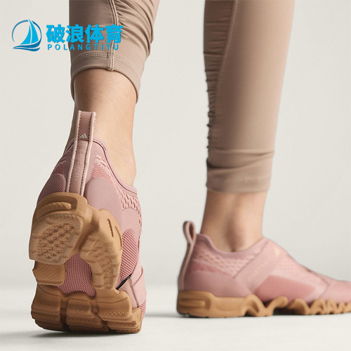 Adidas/阿迪达斯正品SPW X女士耐磨网面透气防滑休闲运动鞋JS0114