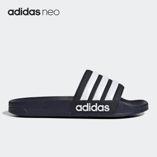 阿迪达斯官方正品 Adidas SHOWER男女运动拖鞋 ADILETTE GZ5920 neo