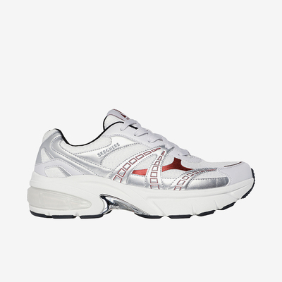 Skechers/斯凯奇正品shadow男士气垫运动复古厚底拼接跑步鞋