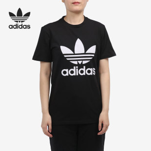 阿迪达斯正品 T恤衫 三叶草 女子休闲运动半袖 GN2896 新款 Adidas