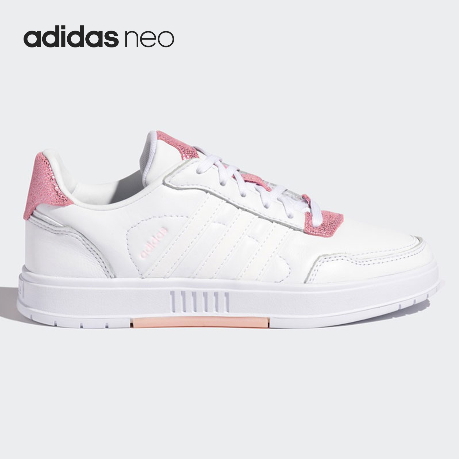 Adidas/阿迪达斯正品 NEO 春季女子时尚休闲低帮运动板鞋FY8661