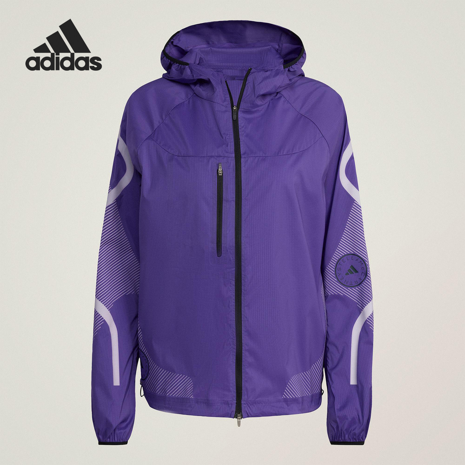 Adidas/阿迪达斯正品RUNNING JACKET女士防风透湿夹克JX9082