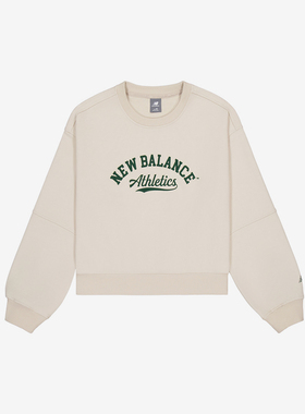 New Balance/NB正品2025新款女子户外休闲卫衣套头衫NCE43112-LBE