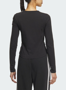 Adidas/阿迪达斯官方正品当季新款女士运动户外休闲长袖T恤JN0755