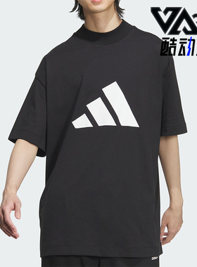 Adidas/阿迪达斯正品时尚男女复古圆领套头经典运动短袖T恤JN4856