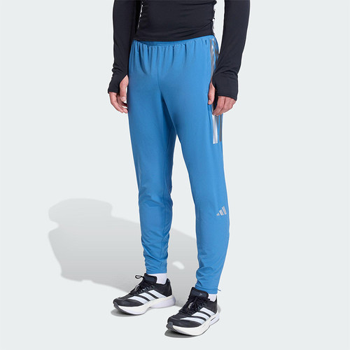 Adidas/阿迪达斯正品2025男士系带拉链开叉跑步修身运动裤KB1506