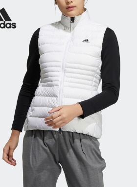 Adidas/阿迪达斯正品DOWN VEST女士高尔夫运动羽绒马甲GT3318
