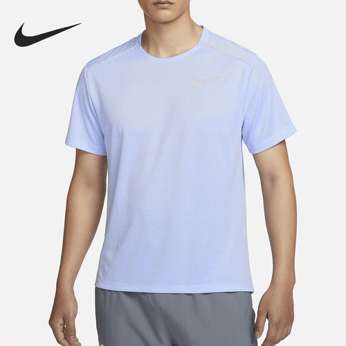 Nike/耐克正品Dri-FIT Miler男士短袖跑步圆领上衣AJ7566-479