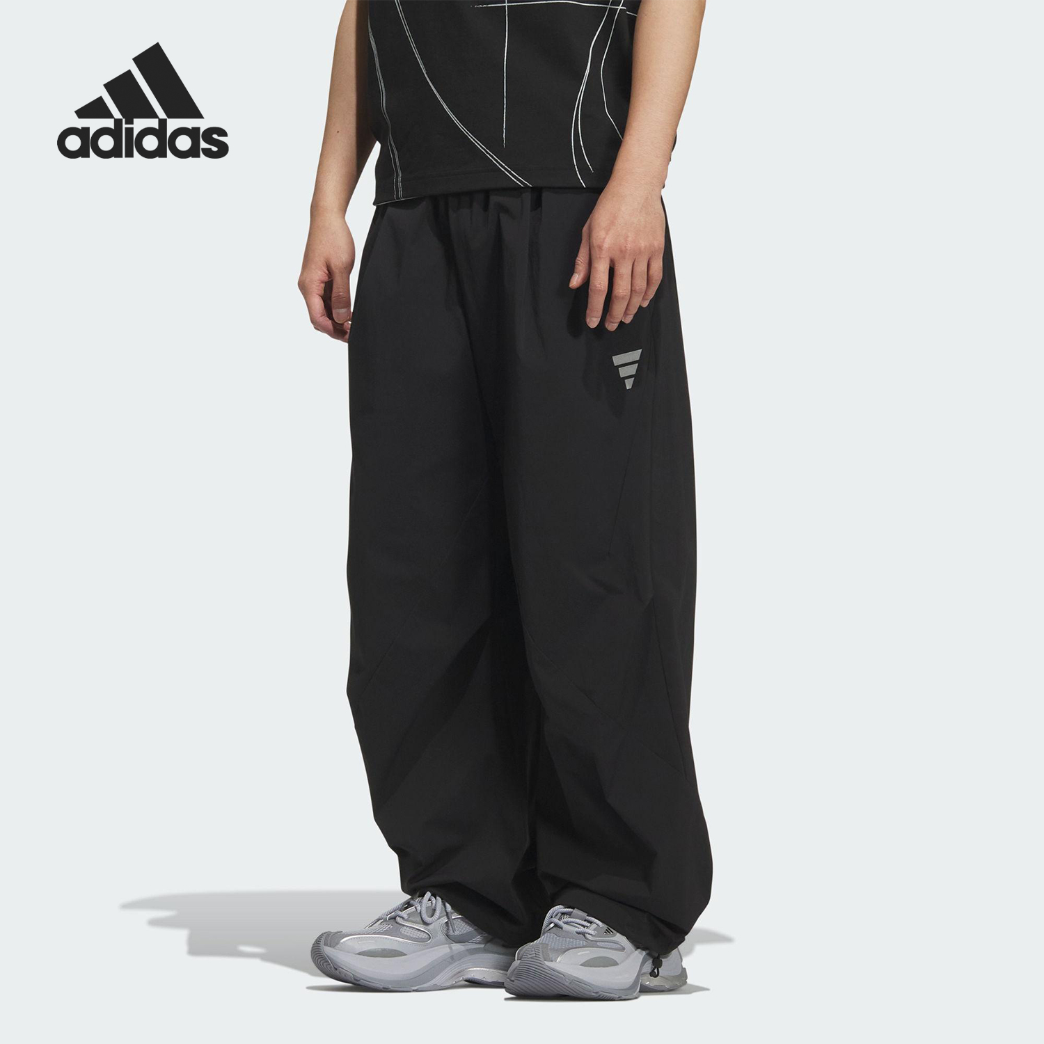 Adidas/阿迪达斯官方正品2025夏季款男士宽松休闲运动长裤KC0129